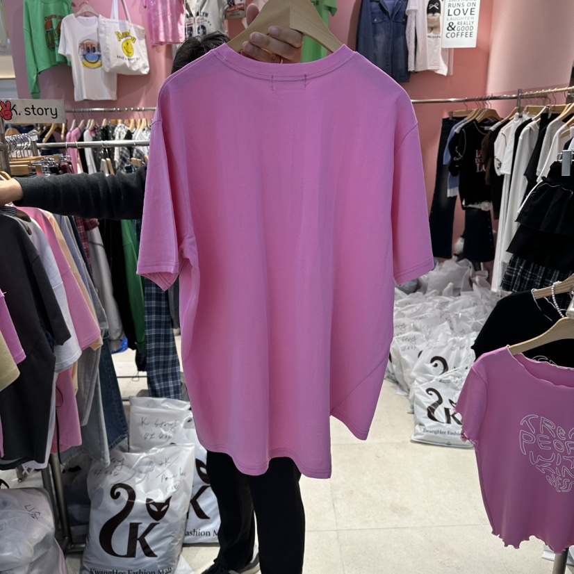 K STORY韓國直郵女士新品時尚推薦26春夏真品熱賣休閑T恤K STORYT恤