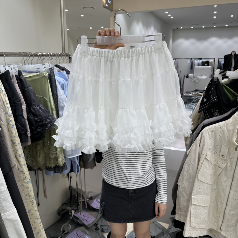 BENE東大門實拍女裝新品人氣熱賣時尚真品職業休閑裙褲透明BENE裙褲圖色1