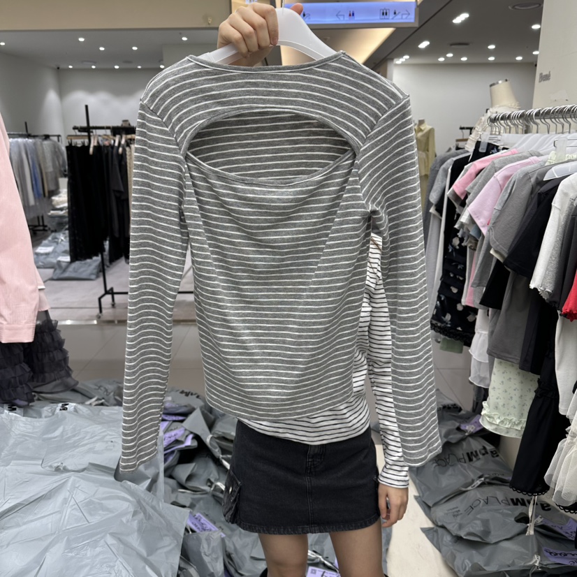 BENE東大門代購女裝新款熱賣真品休閑人氣26春夏時尚長袖T恤BENE長袖T恤