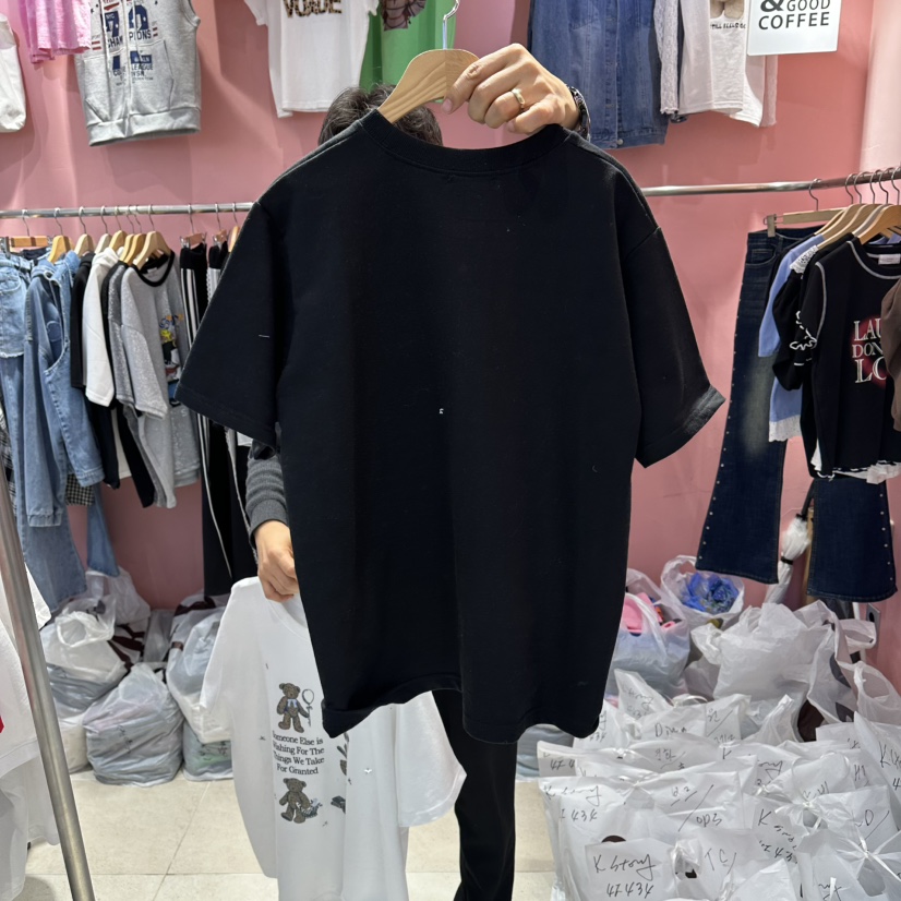 K STORY東大門實拍女士新款職業熱賣時尚休閑26春夏推薦T恤K STORYT恤