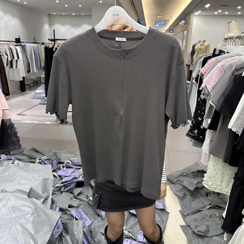 BENE東大門實拍女士新款人氣時尚休閑真品職業針織衫拉鏈BENE針織衫圖色3