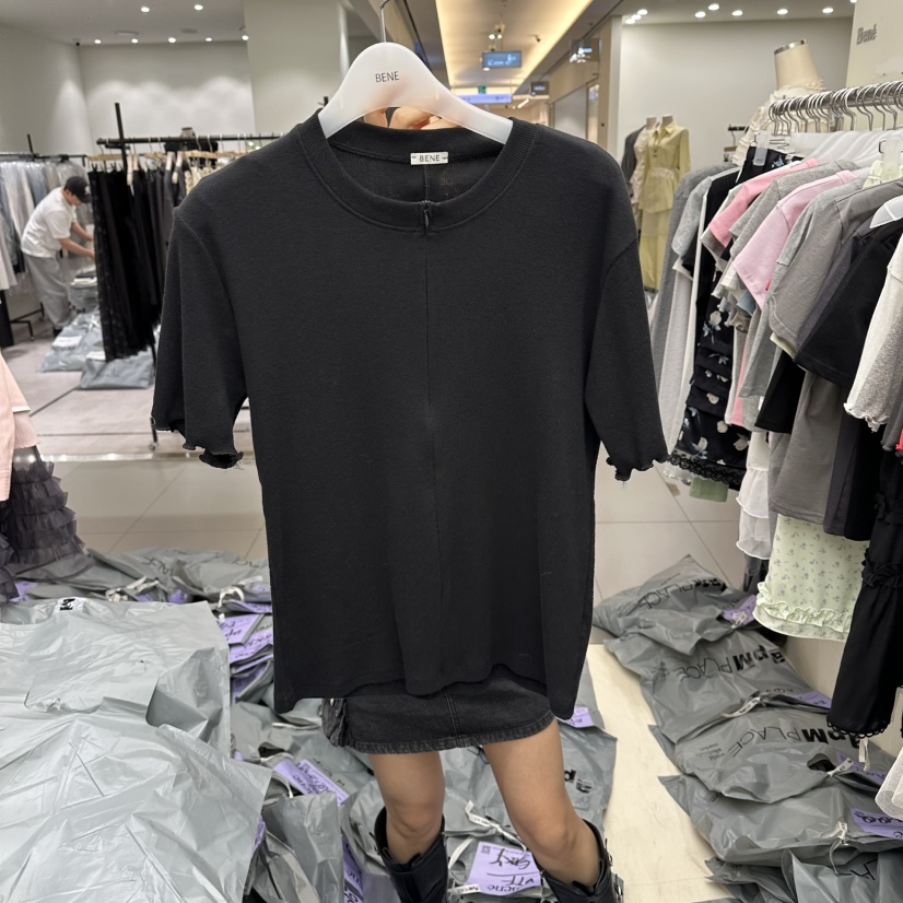 BENE東大門實拍女士新款人氣時尚休閑真品職業針織衫拉鏈BENE針織衫圖色5