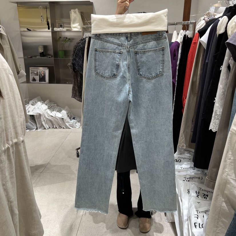 TEMPTING東大門實拍女裝新品休閑職業時尚人氣推薦牛仔褲TEMPTING牛仔褲