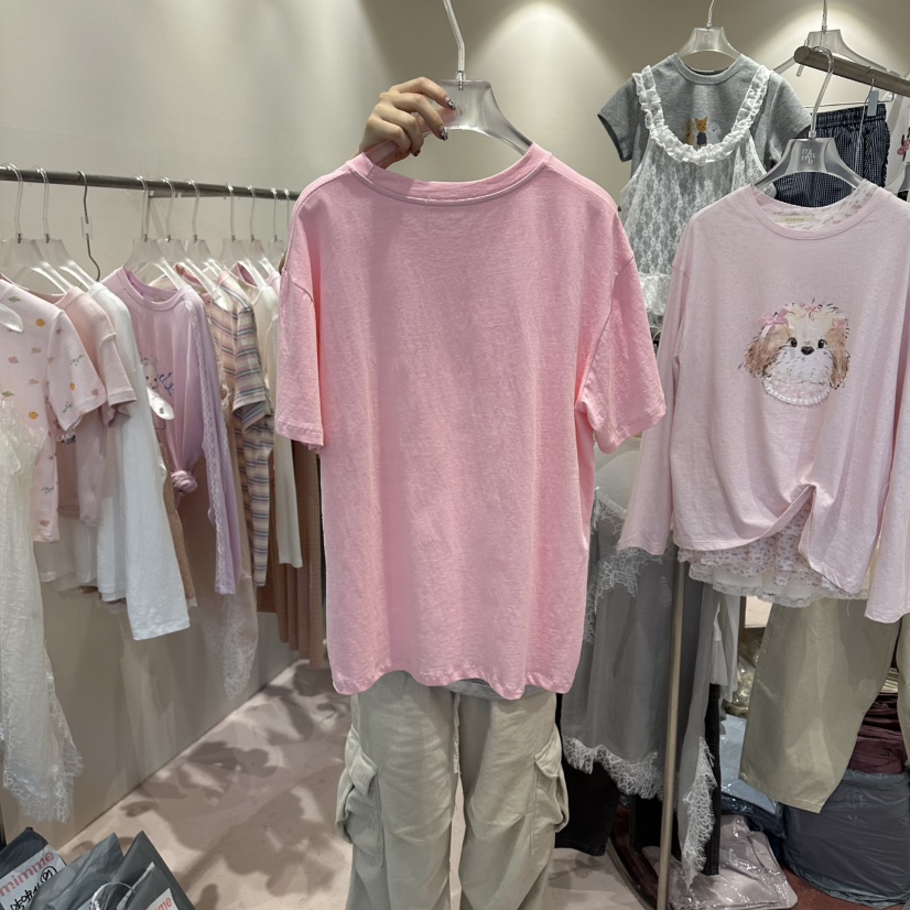 MIMME/LOOKK東大門實拍女士新品休閑推薦職業T恤不含吊帶MIMME/LOOKKT恤