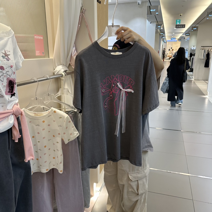 MIMME/LOOKK東大門實拍女士新品休閑推薦職業T恤不含吊帶MIMME/LOOKKT恤圖色2