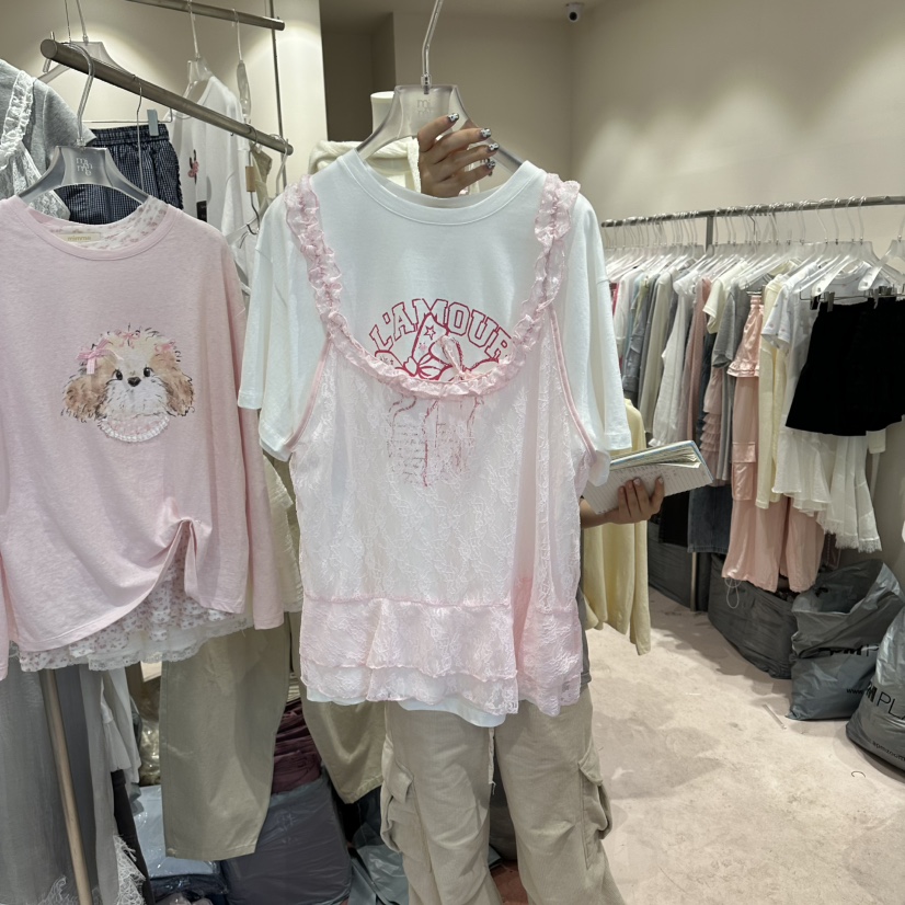 MIMME/LOOKK東大門實拍女士新品休閑推薦職業T恤不含吊帶MIMME/LOOKKT恤圖色3