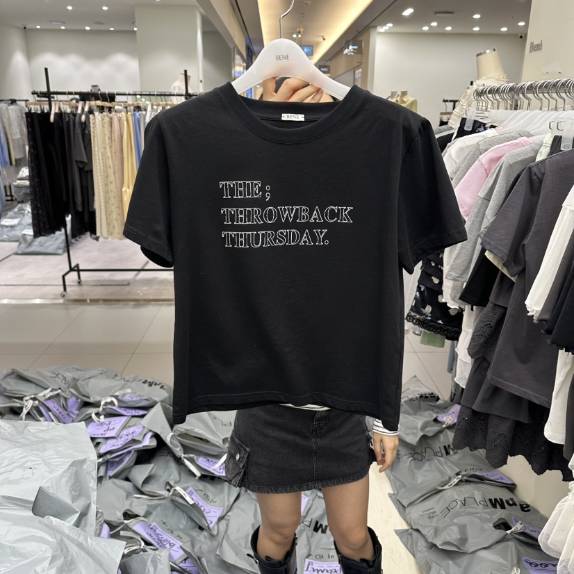 BENE東大門代購女士新品休閑推薦時尚人氣熱賣真品26春夏T恤BENET恤圖色5