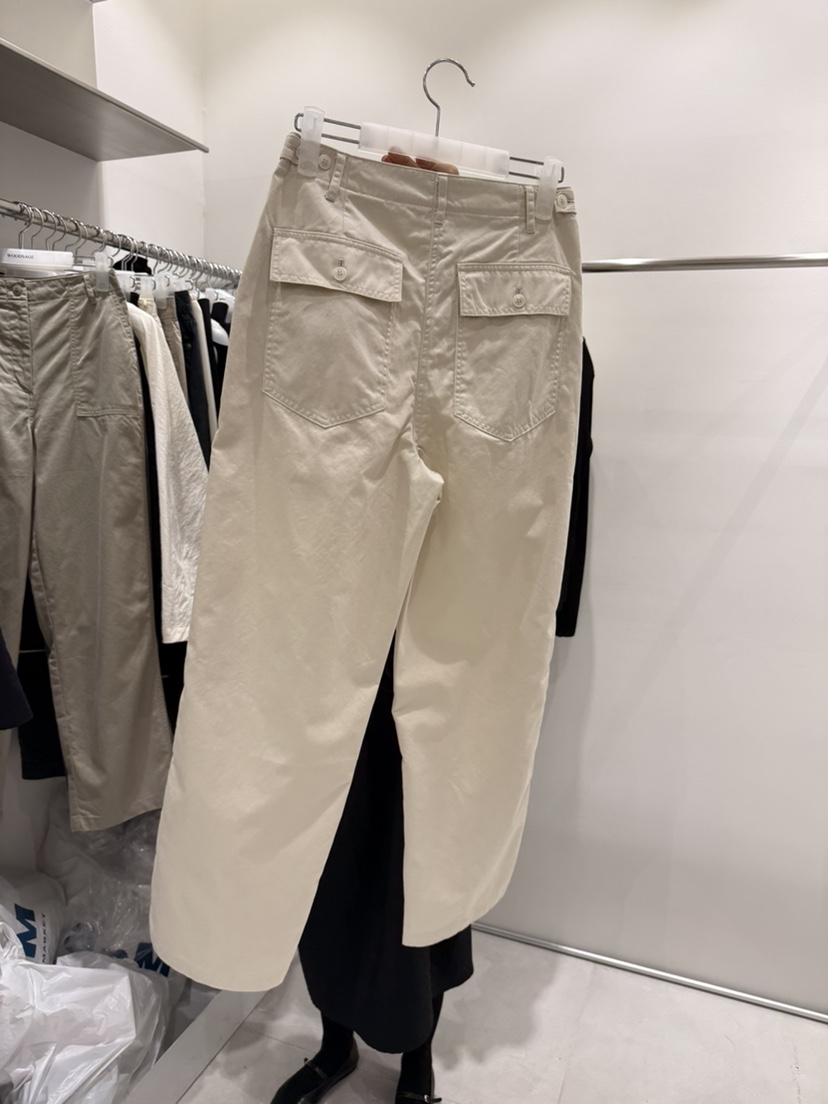 WOOD SAGE東大門代購女裝新款推薦職業26春夏休閑褲口袋棉質WOOD SAGE休閑褲