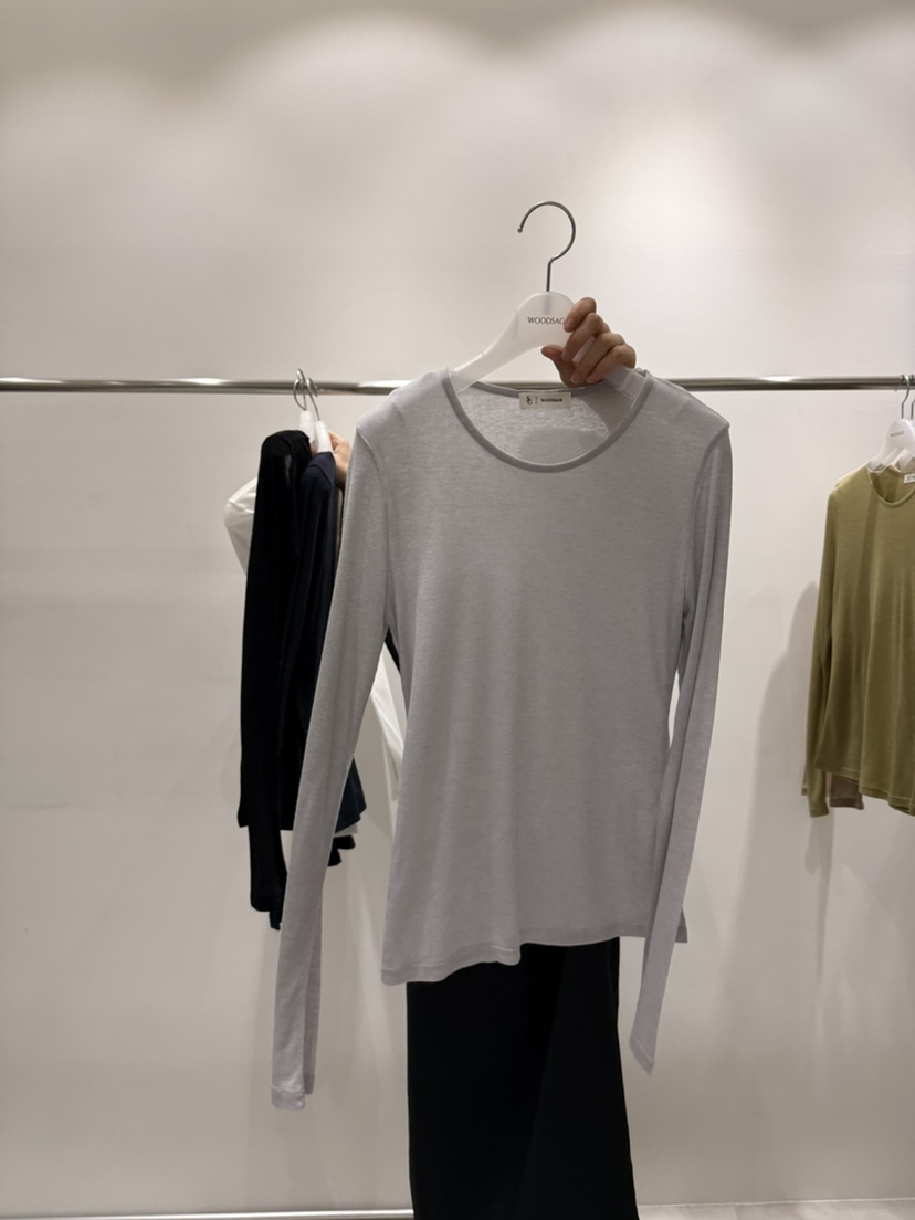 WOOD SAGE韓國直郵女裝新款26春夏時尚推薦職業人氣長袖T恤WOOD SAGE長袖T恤圖色4