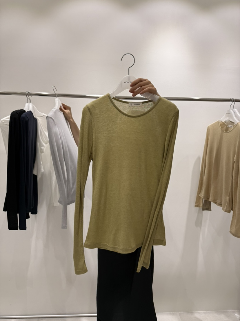 WOOD SAGE韓國直郵女裝新款26春夏時尚推薦職業人氣長袖T恤WOOD SAGE長袖T恤圖色5
