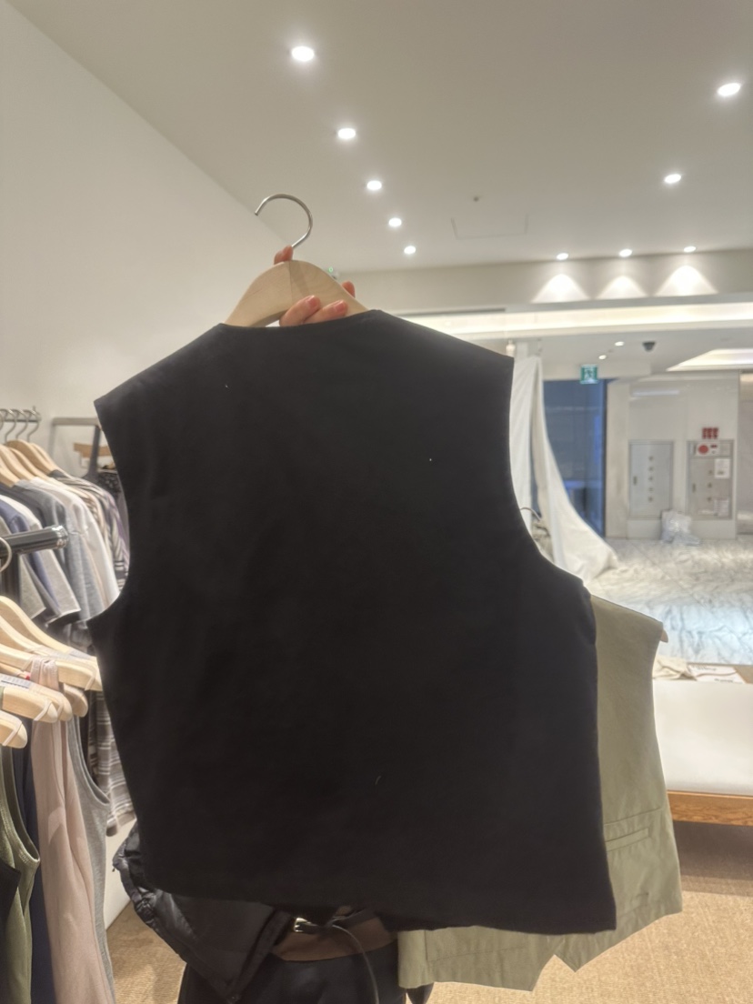 SELF SERVICE韓國直郵女士新品人氣真品推薦熱賣馬甲棉布SELF SERVICE馬甲