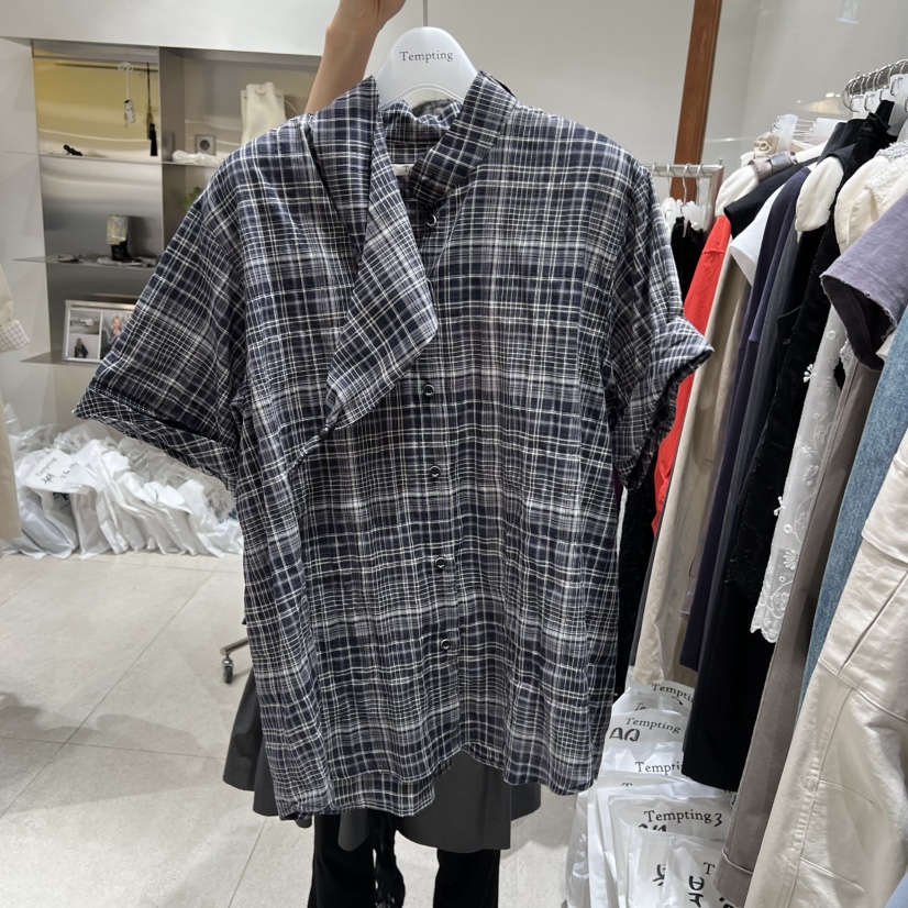 TEMPTING東大門直郵女士新款推薦時尚真品職業襯衫蕾絲衫TEMPTING襯衫/蕾絲衫圖色2