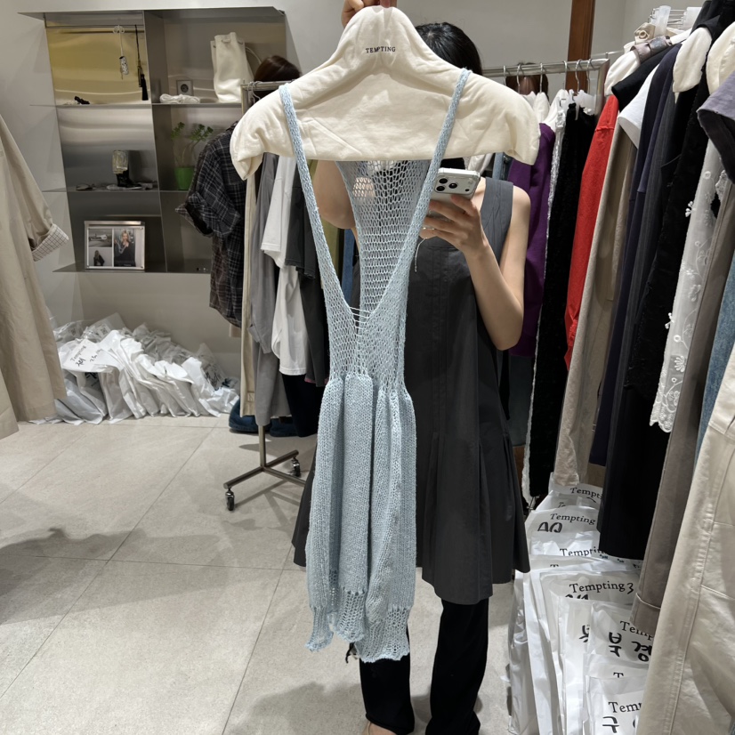 TEMPTING東大門實拍女裝新款26春夏職業真品熱賣吊帶背心TEMPTING吊帶/背心圖色2