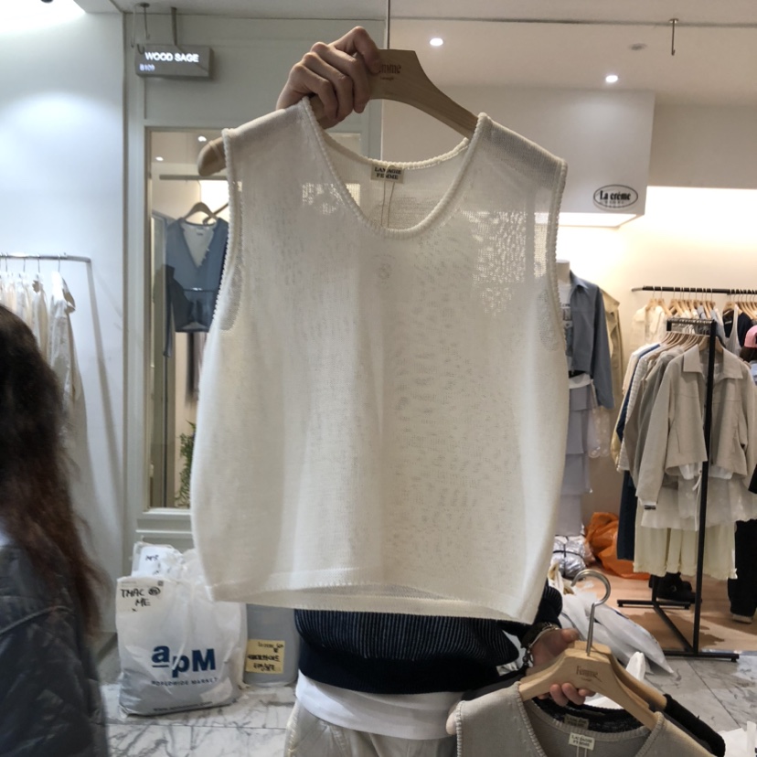 LA MAGIE FEMME東大門直郵女裝新品推薦時尚真品吊帶背心Lamagie Femme吊帶/背心圖色1