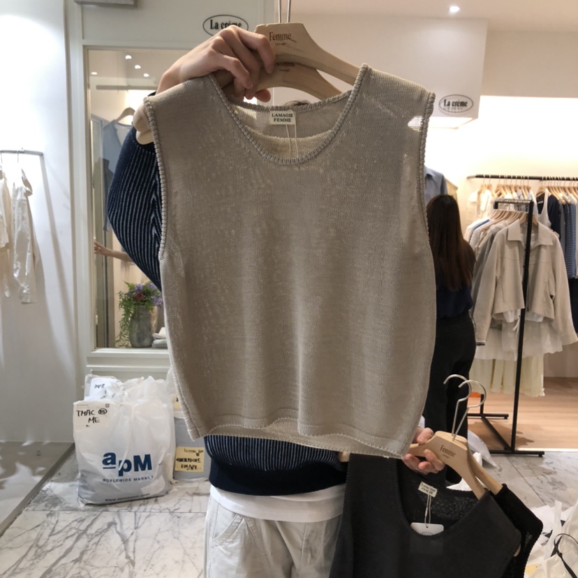 LA MAGIE FEMME東大門直郵女裝新品推薦時尚真品吊帶背心Lamagie Femme吊帶/背心圖色2