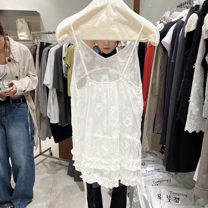 TEMPTING東大門代購女士新品時尚人氣推薦休閑職業吊帶背心TEMPTING吊帶/背心