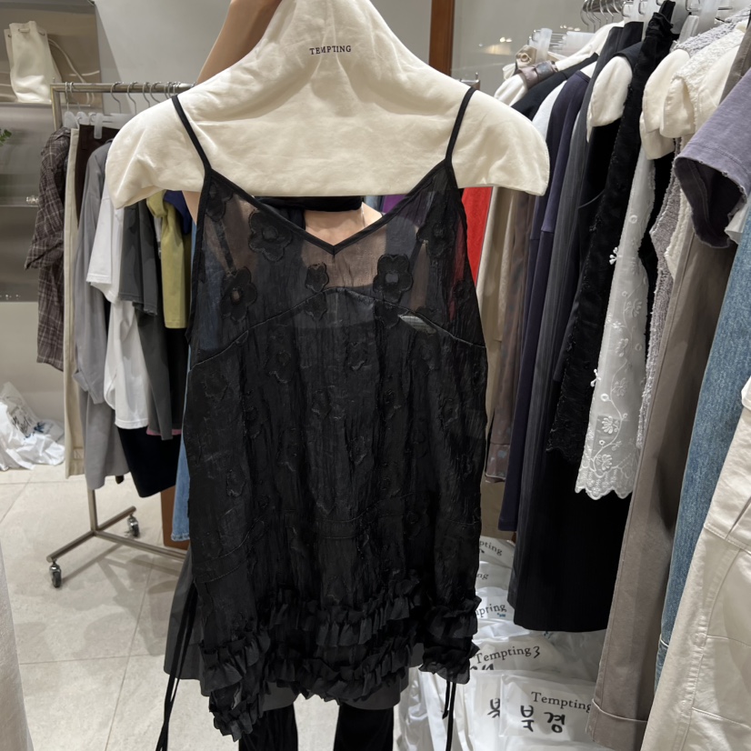TEMPTING東大門代購女士新品時尚人氣推薦休閑職業吊帶背心TEMPTING吊帶/背心圖色2