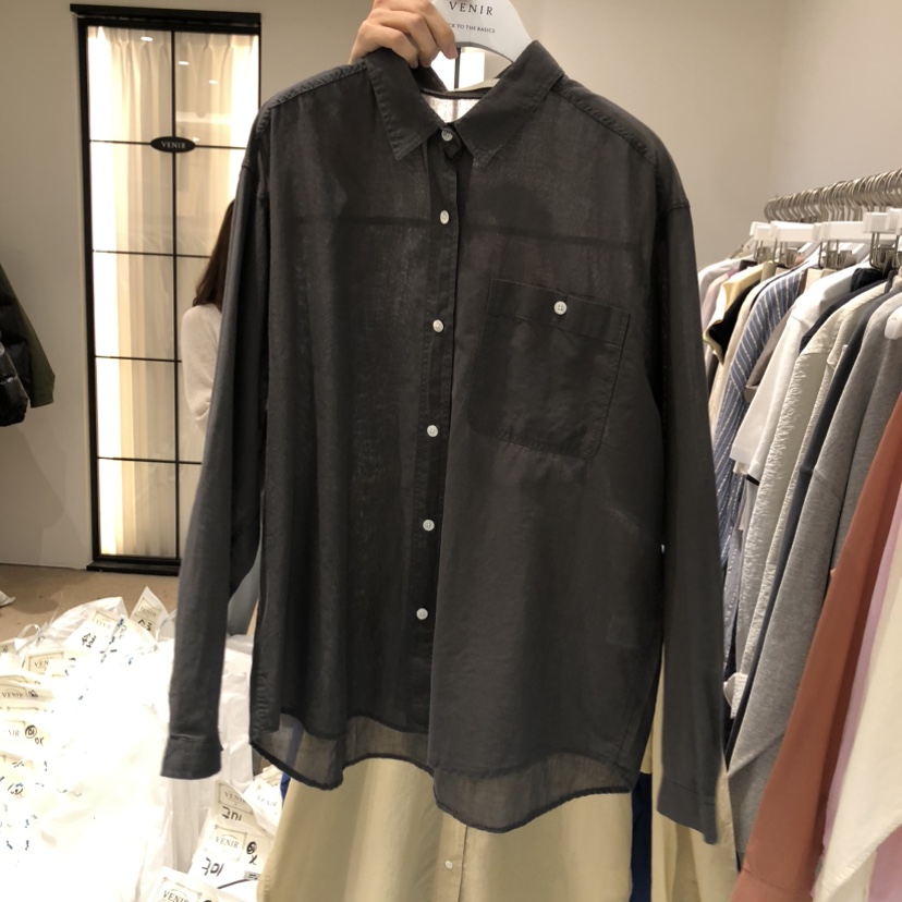 VENIR-a韓國代購女裝新款推薦休閑26春夏熱賣襯衫蕾絲衫VENIR-a襯衫/蕾絲衫圖色4