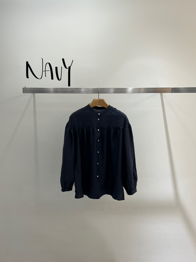 ONESTASTE韓國代購女士新款熱賣休閑26春夏襯衫蕾絲衫褶皺絲綢TASTE/ONESTASTE襯衫/蕾絲衫圖色2