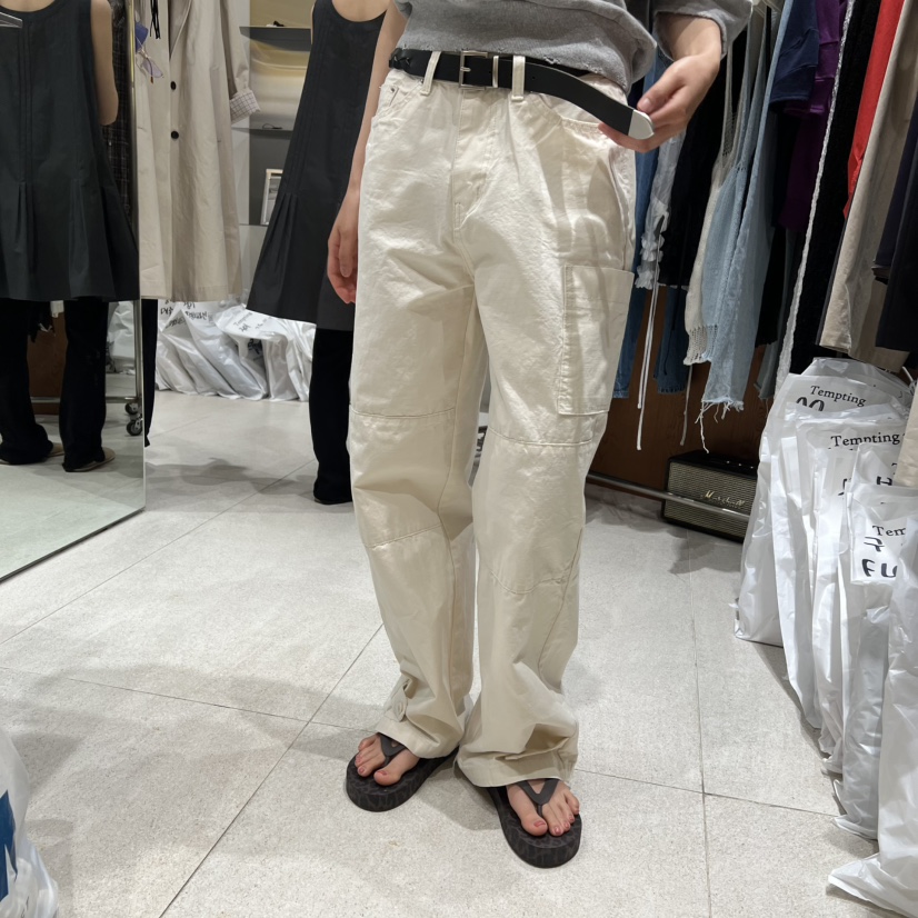 TEMPTING東大門代購女士新款人氣26春夏推薦休閑褲不含腰帶TEMPTING休閑褲圖色1