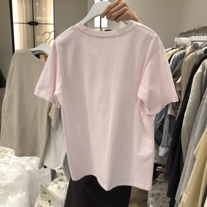 VENIR-a韓國代購女裝新品職業人氣推薦真品休閑26春夏T恤VENIR-aT恤