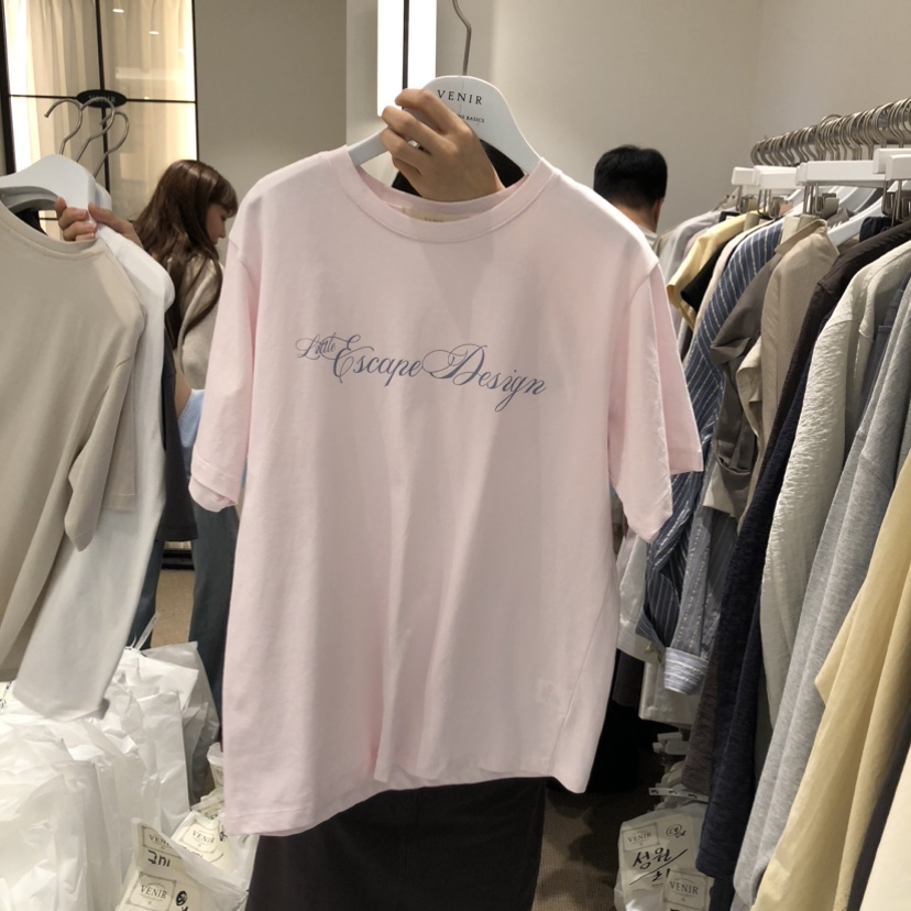 VENIR-a韓國代購女裝新品職業人氣推薦真品休閑26春夏T恤VENIR-aT恤圖色4