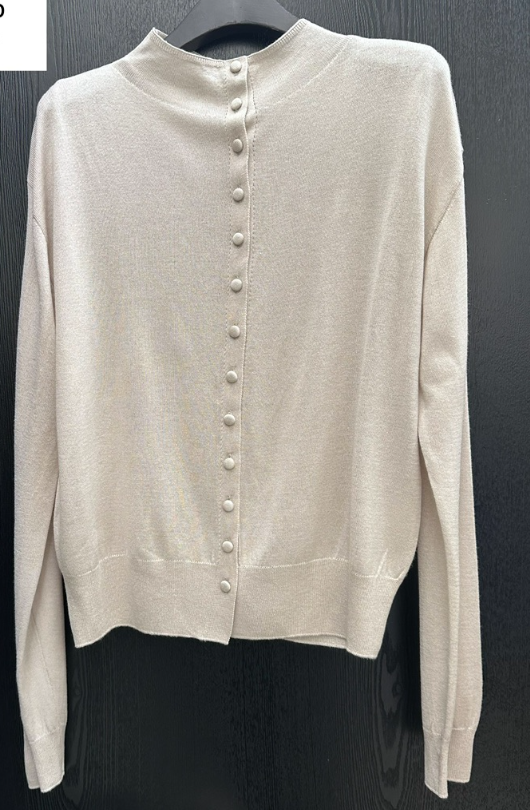 MOANI東大門直郵女裝新品推薦人氣熱賣針織衫絲質開衫紐扣MOANI針織衫圖色2