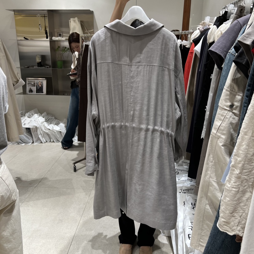 TEMPTING東大門直郵女裝新品人氣職業熱賣休閑夾克亞麻布TEMPTING夾克