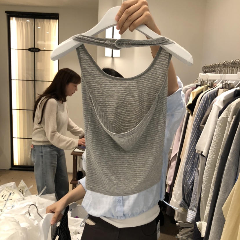 VENIR-a韓國直郵女裝新款熱賣休閑時尚職業推薦吊帶背心VENIR-a吊帶/背心