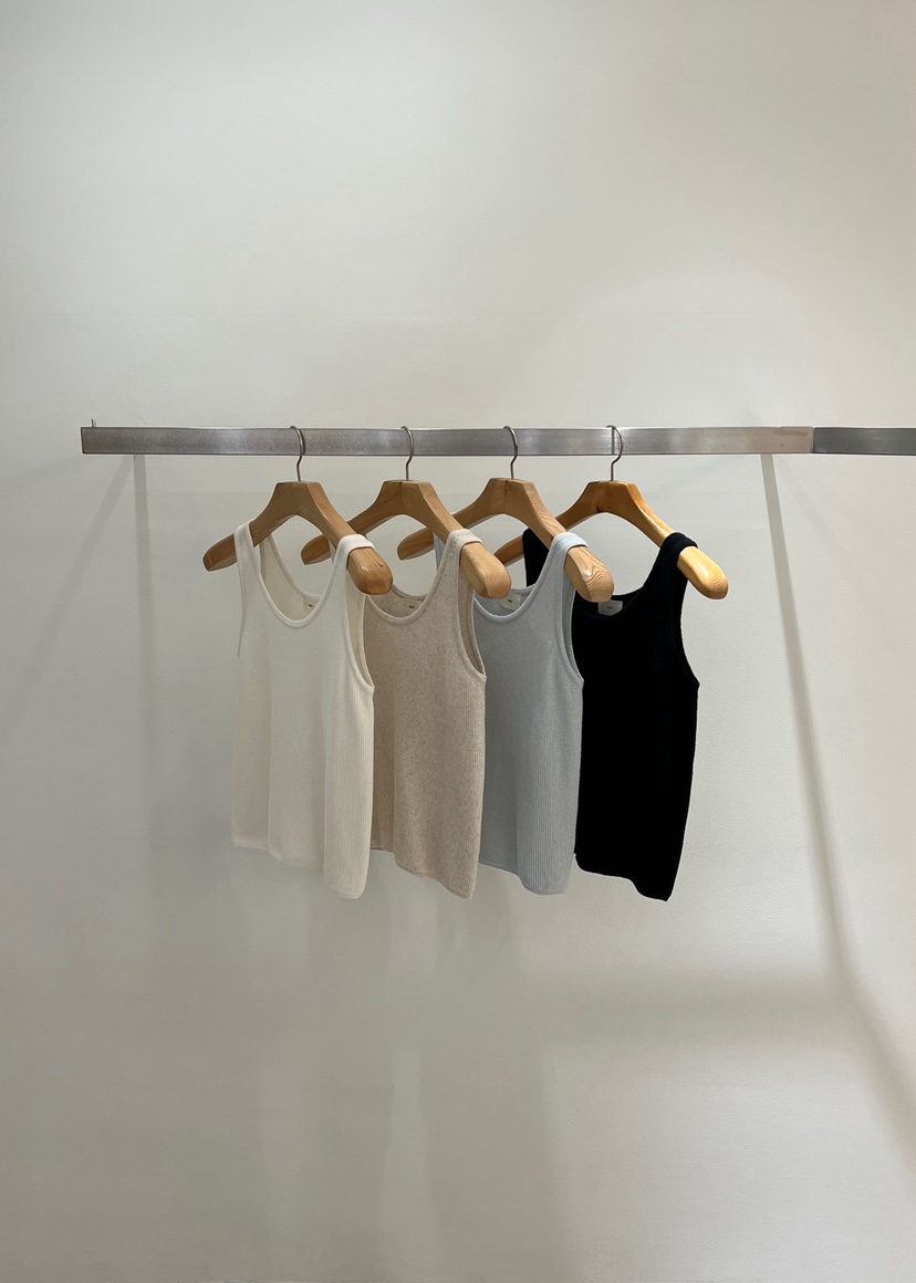 ONESTASTE東大門代購女裝新品推薦熱賣吊帶背心華夫格格紋TASTE/ONESTASTE吊帶/背心