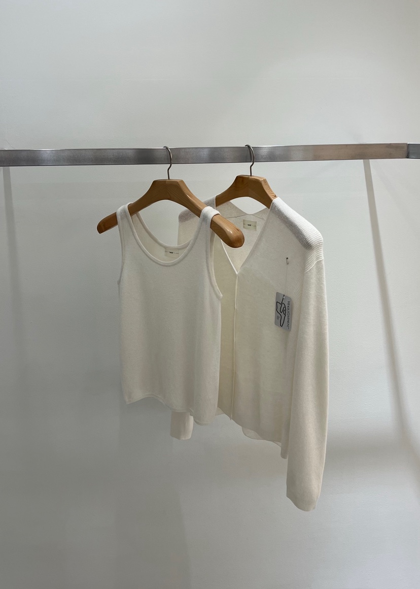 ONESTASTE東大門代購女裝新品推薦熱賣吊帶背心華夫格格紋TASTE/ONESTASTE吊帶/背心