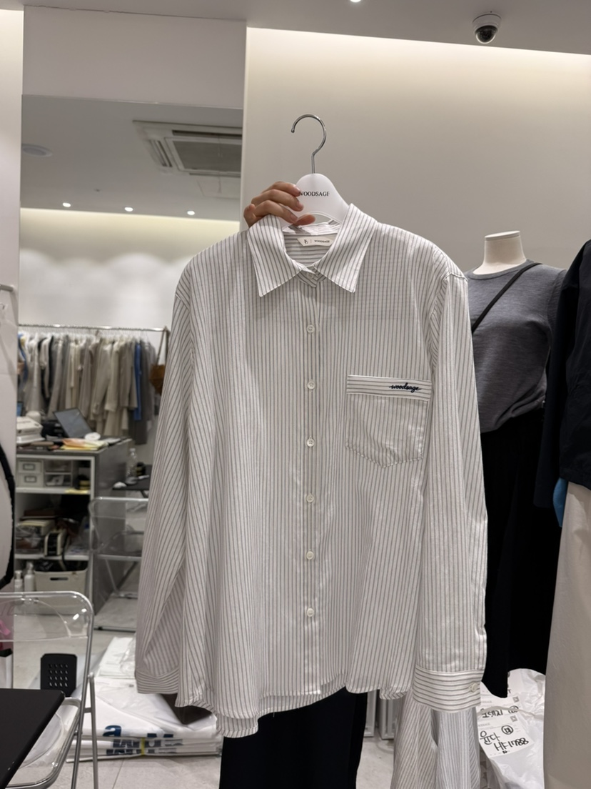 WOOD SAGE韓國代購女裝新品26春夏熱賣推薦人氣襯衫蕾絲衫WOOD SAGE襯衫/蕾絲衫圖色3