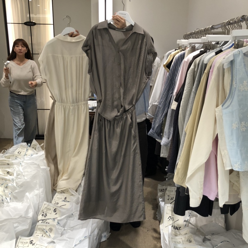 VENIR-a韓國直郵女裝新款時尚真品休閑26春夏人氣連衣裙VENIR-a連衣裙圖色3