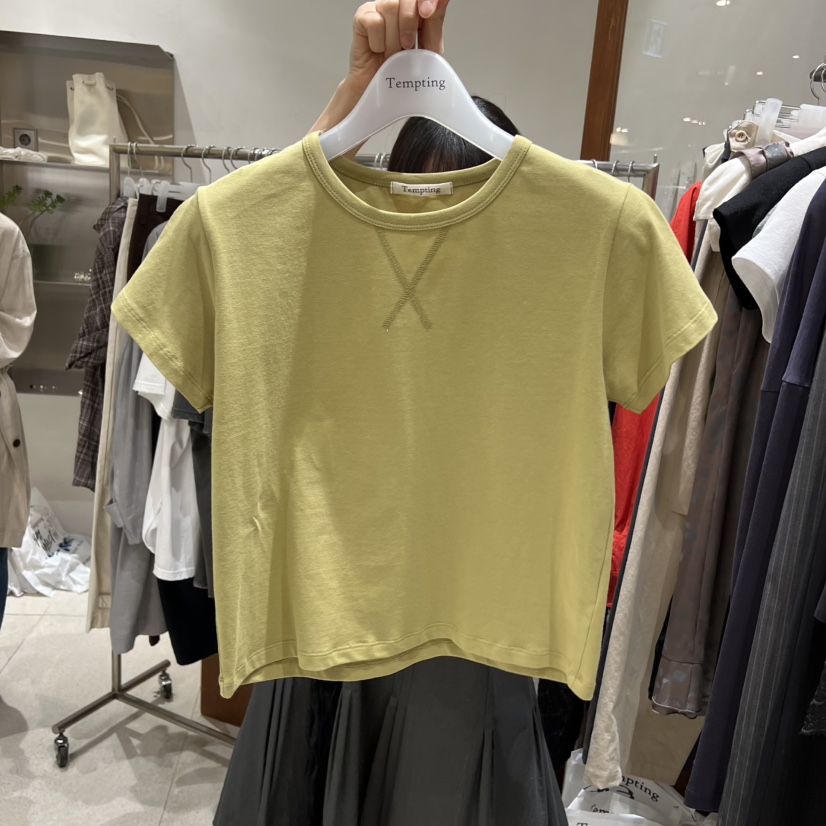 TEMPTING東大門代購女士新品真品人氣職業推薦休閑時尚T恤TEMPTINGT恤圖色2