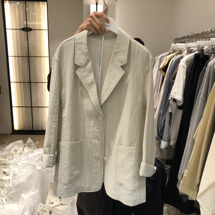 VENIR-a韓國直郵女裝新款人氣時尚熱賣休閑職業真品夾克VENIR-a夾克圖色1