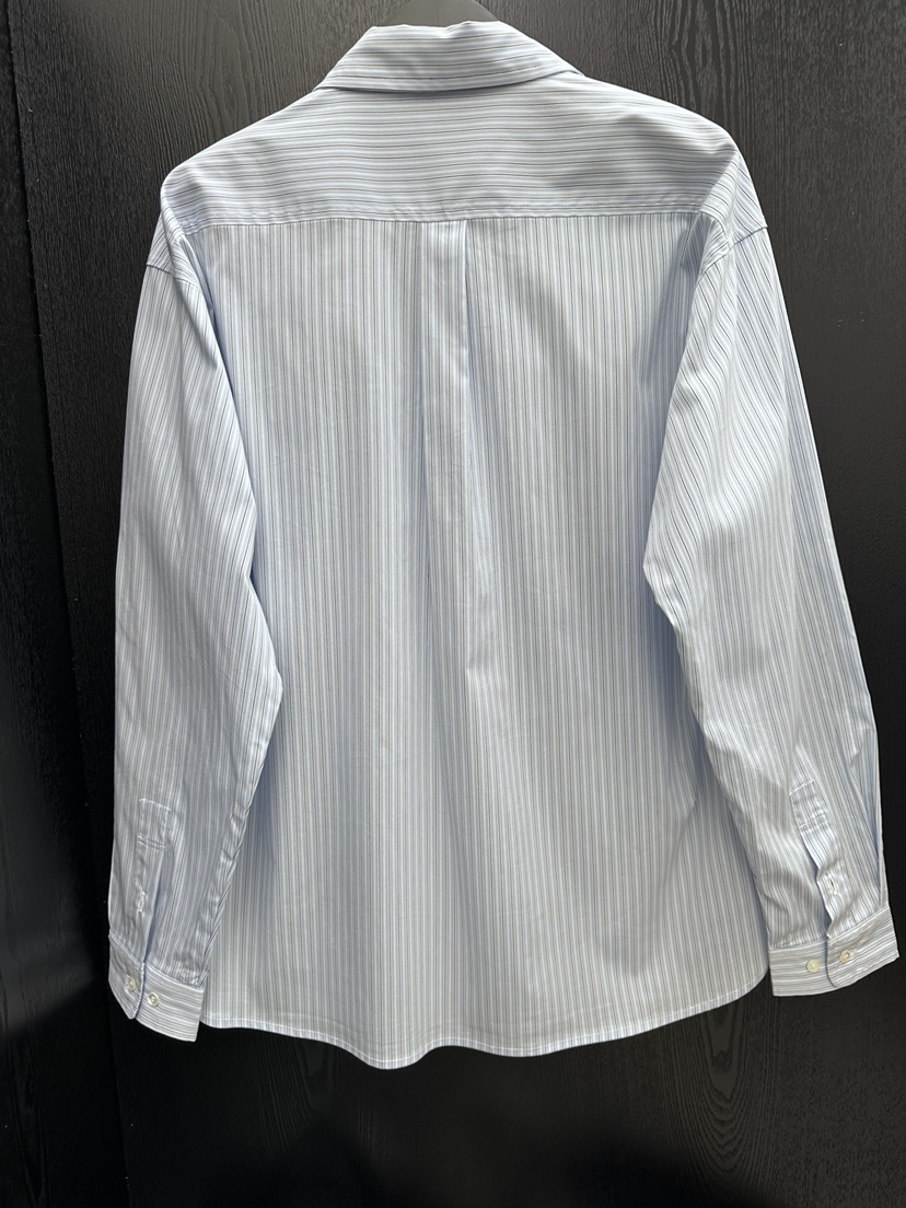 MOANI韓國直郵女裝新品人氣休閑26春夏真品襯衫蕾絲衫條紋MOANI襯衫/蕾絲衫