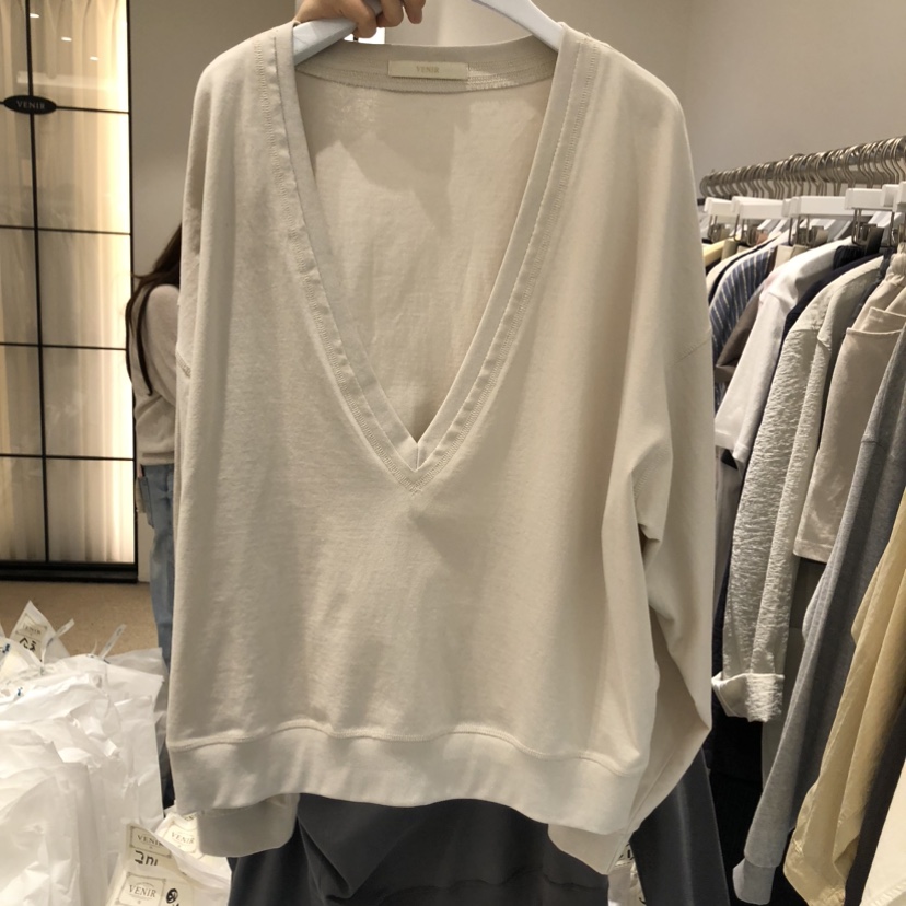 VENIR-a韓國直郵女裝新品推薦休閑職業真品26春夏人氣衛衣VENIR-a衛衣圖色2