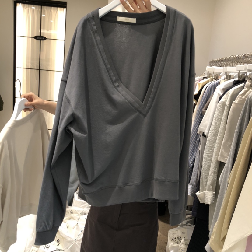 VENIR-a韓國直郵女裝新品推薦休閑職業真品26春夏人氣衛衣VENIR-a衛衣圖色3