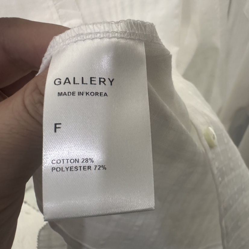 GALLERY-P東大門直郵女裝新品真品26春夏休閑襯衫蕾絲衫GALLERY-P襯衫/蕾絲衫