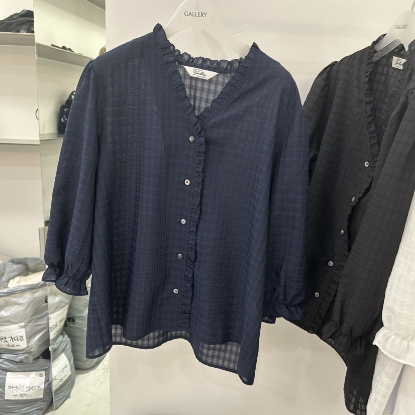 GALLERY-P東大門直郵女裝新品真品26春夏休閑襯衫蕾絲衫GALLERY-P襯衫/蕾絲衫圖色3