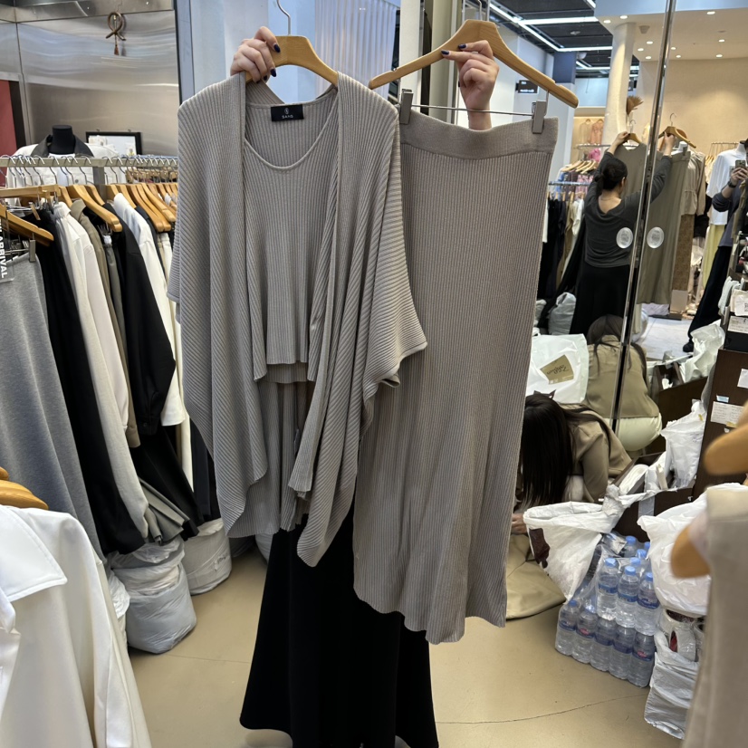 SANS韓國直郵女裝新品休閑真品時尚26春夏人氣套裝三件套SANS套裝圖色2