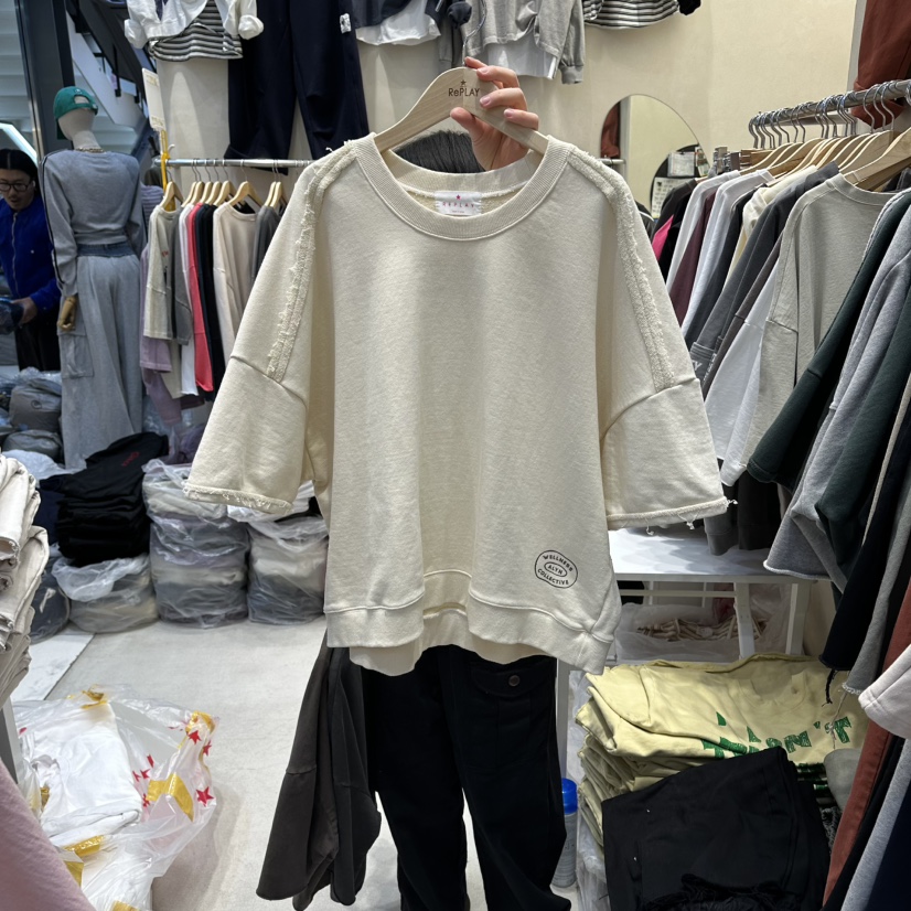 REPLAY韓國直郵女士新品真品熱賣休閑26春夏推薦時尚人氣T恤REPLAYT恤圖色1