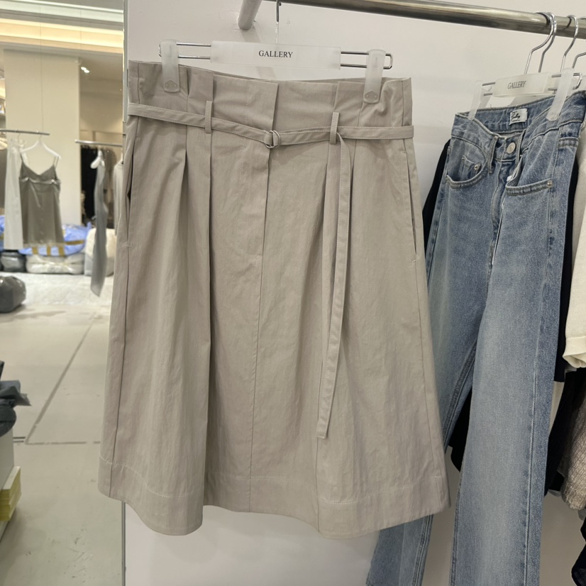 GALLERY-P東大門直郵女士新款休閑推薦真品人氣長裙含腰繩GALLERY-P長裙圖色2