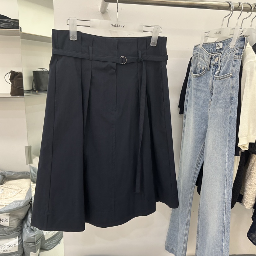 GALLERY-P東大門直郵女士新款休閑推薦真品人氣長裙含腰繩GALLERY-P長裙圖色3