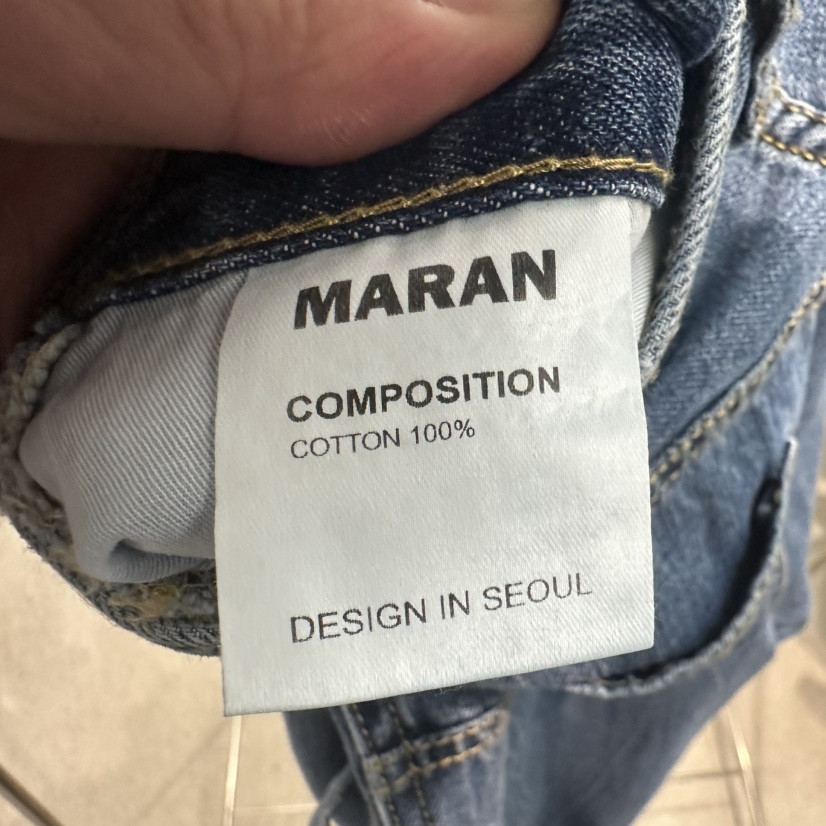 MARAN-P韓國直郵女裝新款真品熱賣職業人氣休閑時尚牛仔褲MARAN牛仔褲