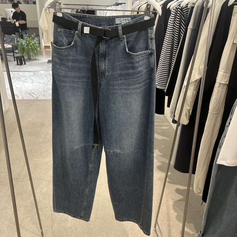 MARAN-P東大門直郵女士新款熱賣休閑時尚牛仔褲不含腰帶MARAN牛仔褲圖色1