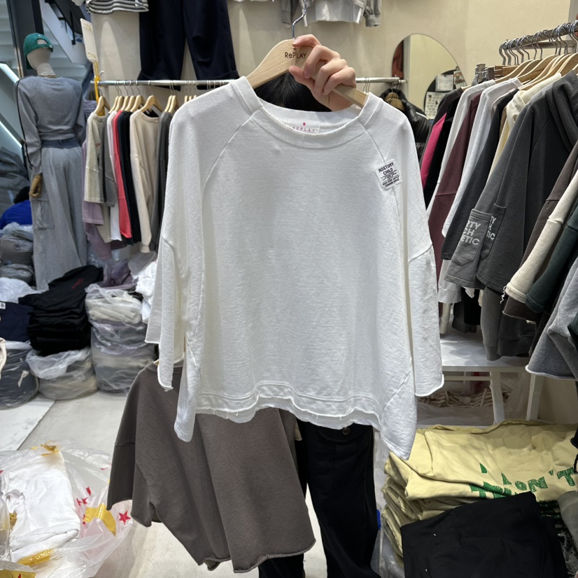 REPLAY東大門實拍女裝新款真品26春夏推薦熱賣休閑人氣T恤REPLAYT恤圖色1