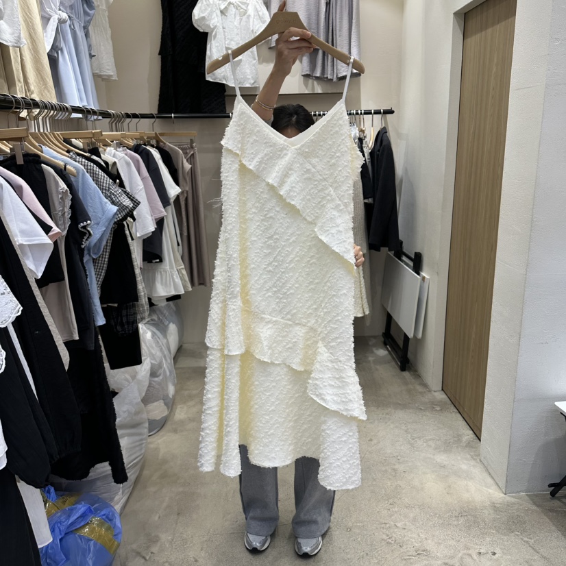 HOLYBANANA東大門代購女士新品熱賣26春夏連衣裙不含內搭groovy.H/HOLYBANANA連衣裙圖色1