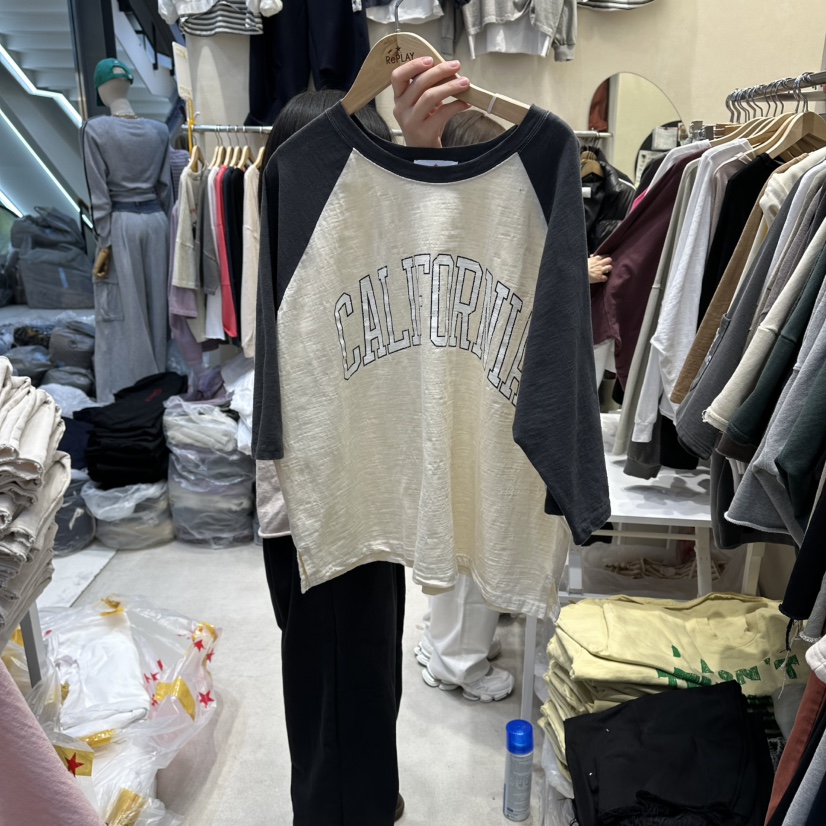 REPLAY東大門直郵女士新款熱賣休閑推薦26春夏真品人氣T恤REPLAYT恤圖色1