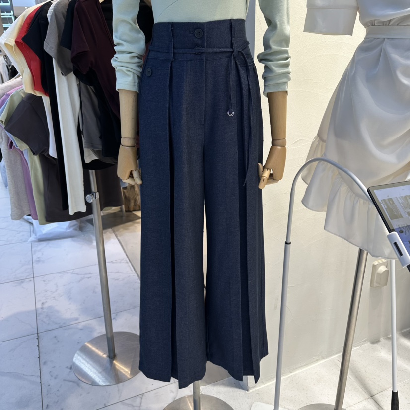 BOLD東大門直郵女裝新款職業熱賣時尚休閑推薦休閑褲含腰繩BOLD休閑褲圖色2